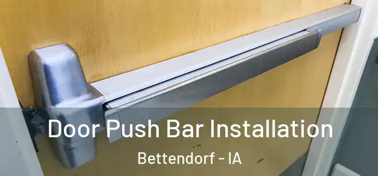 Door Push Bar Installation Bettendorf - IA